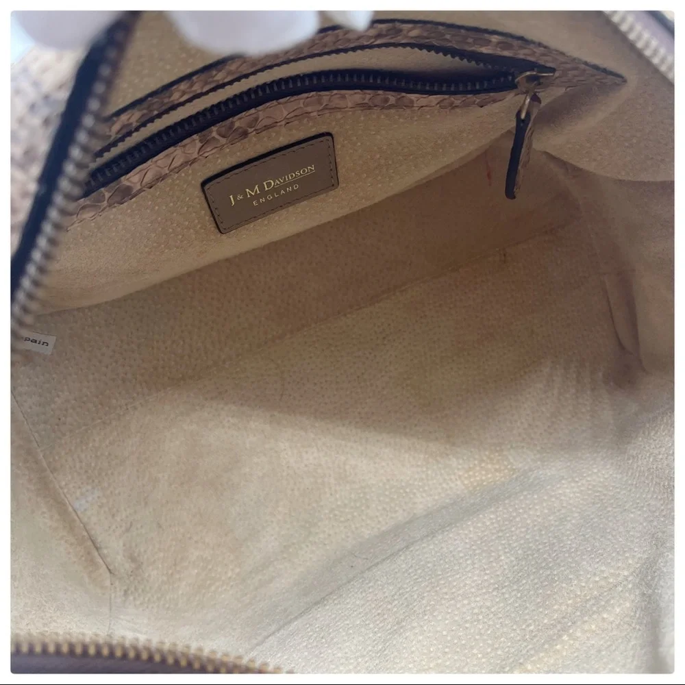 J&M DAVIDSON Python Boston Bag - Picture 16 of 17